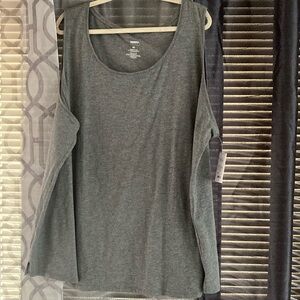 Sonoma Women’s Tank Top Basic Gray 4X Brand New with Tags